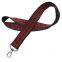 China manufacturer jacquard printing elastic lanyard with company logo design and sample free