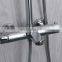 Brass thermostatic mixer valve with spout shower faucet