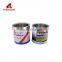CYMK painting 1 Litre tinplate tin can round empty polyester putty cans