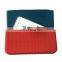 Surface Leather Shape Wallet Purse Lady's Clutch Zipper Pouch Fashion Silicone Bag