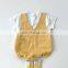 Ins Korea The Same Baby Summer Soft Sleeveless Denim One-piece Baby Fashion Pocket Bag Fart Climbing Clothes