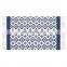 Wholesale cheap cotton woven carpet rug custom printed floor mats with tassels