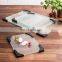 Custom Square Creative Personalized Pattern Toughened Coloured Glass Chopping Cutting Board for Kitchen