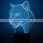 Amazing optical led light night table 3d illusion lamp for Christmas gifts