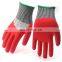 CE Nitrile Full Dipping Anti-cut Gloves Level 5 Nitrile Coated Anti Cut Gloves Cut Resistant Gloves