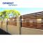 6FT*6FT waterproof wooden fence in aluminium wood color surface fence panels