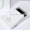 white paper box Hot sale best quality white paper cosmetic gift box packaging