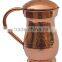 DIMPLED COPPER WATER JUG / PITCHER