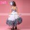 Ball Gown Feathers Tulle Girls Kids Pageant Dress Christmas tulle feather girl dress