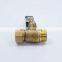 Manufacturer High Quality Custom Special 16-20 Pex-Al-Pex Brass Mini Ball Cock Valve