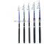 cheap retractable spinning fiberglass fishing rods with or without reel combo