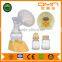 Silent motor New Electric breast pump silicone gel BPA free milk pump FDA PP material with140 ml Baby Nursing Bottles