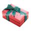 Wholesale Watch Box With Ribbon Red Green Gift Box Customized Logo Paper Wood Velvet Lining Box Sets