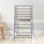 Home Foldable Cloth Hanger Stand Stainless Steel Clothes Laundry Drying Rack