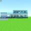 378sqm 2 Storey 3 Bedroom Luxury Prefabricated House PU Cladded Prefab Villa With 2 Garages & Large Balcony