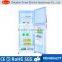 big capacity top freezer manual defrost household fridge