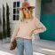 SW12 Women's Soft-Touch Modern Cable Crewneck Sweater (Available in Plus Size)