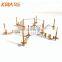 Adventure Gym Equipment Outdoor Obstacle Climbing Rope Course Playground