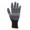 13 G High Quality Industrial Black Construction Latex Coated Protective Work Latex Safety Gloves