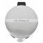 New Design Stainless Steel Garbage Can Flat soft close cover Trash Bin Metal Pedal Waste Bin