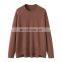High Quality Pure Cashmere Sweater for Women Thickened Knitted Loose Warm Autumn Casual Plus Size Neck Solid Pattern ODM Supply