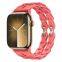 Leyi Hot Locking Loop Watchband for Iwatch 49MM 45mm Sport Series Silicone Bracelet Watch Double Interlocking Silicone Strap