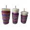 Custom Neoprene Insulator Cup Sleeve Reusable Neoprene Reusable Iced Coffee Sleeve