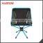 Lightweight 7075 Aluminum Folding 360 Swivel Camp Chair