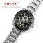 2015 hot-selling men's watch with 3 dial plate on the face , welcome custom watch