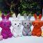lastest bunny coin change pouch bag carton purse for kids and girls