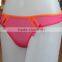 Satin Bow Sexy Lace Panty,pink Women Thong Ubderwear
