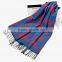 Winter Ladies Fashion Leopard Jacquard Wool Cashmere Scarf