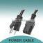 Brazil computer/pc ac power cable