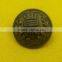 Metal Shank Button in Oxy Brass Color --- MJ1120