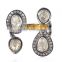 Designer Diamond Ring Jewelry, Rose Cut Diamond Ring Jewelry, Gold Silver Designer Ring Jewelry ,Antique Vintage Diamond Ring