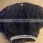 Custom Made Plain Satin College Varsity Jacket/ Letterman Varsity Jacket / Baseball Varsity Jacket