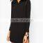 tat matching women skirt dress long sleeves women dress OEM service