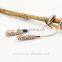 Latest Design 18K Rose Gold Plated Rhinestones Feast Tassels Earrings
