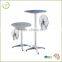 Adjustable Aluminium Garden Round Outdoor Indoor folding high bar cocktail tables                        
                                                Quality Choice