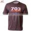 China cheap High Quality 100% polyester round collar sport t-shirt