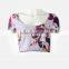 African print custom spaghetti strap two piece dress