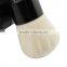 White goat hair kabuki makeup brush with lightning lines holder