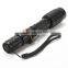 Focus Zoomable led rechargeable flashlight