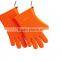 heat resistant gloves Silicone oven gloves for cooking whosale silicone oven mitts cotton oven gloves