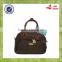 Dark Brown Ladies Fashion Handbag And Brand Names Trolley Bag