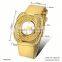 2016 Latest Selling Product Gold Leather Factory Watch