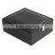 High-end Leather black single cufflink box for men wholesale
