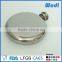 Round shaped hip flask for groomsmen gifts, gifts for father and boy friend HFR003