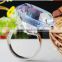 Cheap Diamond Crystal Glass Napkin Ring Holder
