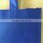 OEM non woven bag with"X" cross handles and 3 colors by silk-screen printing